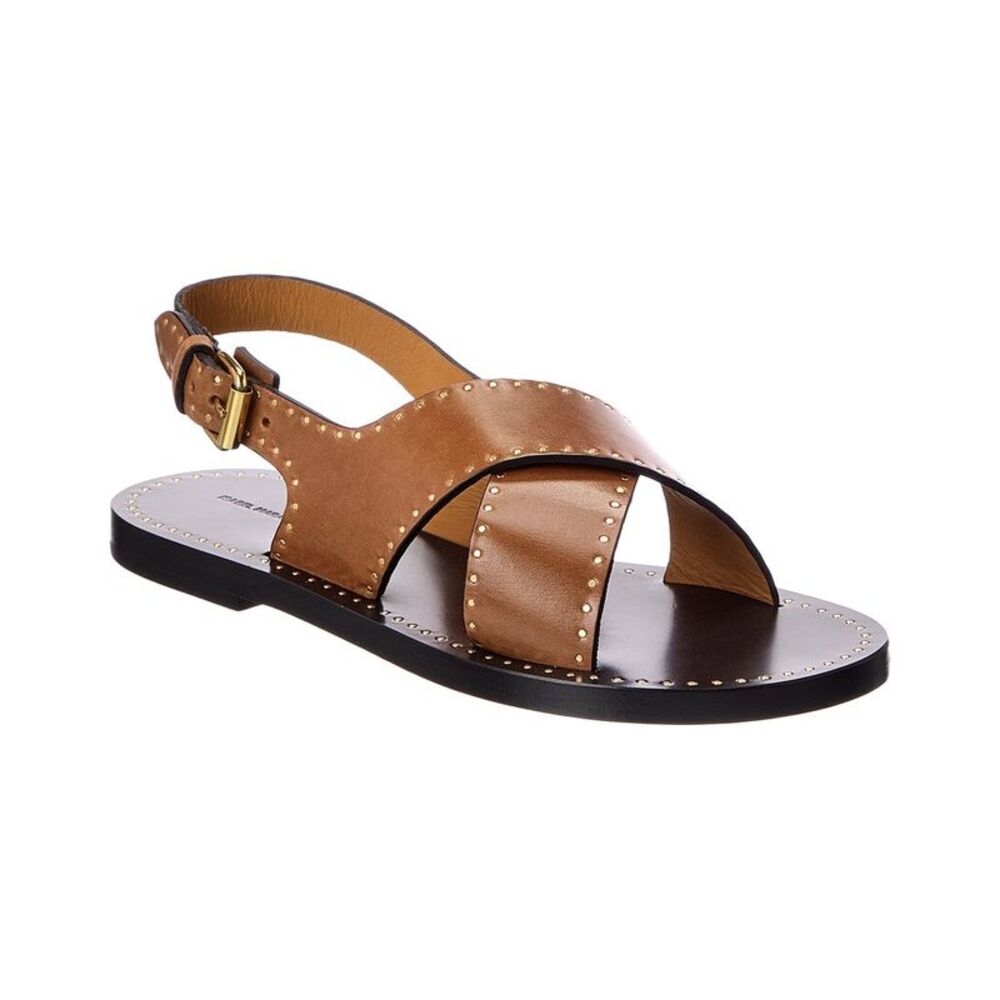 Isabel Marant Leather Sandal, Brown